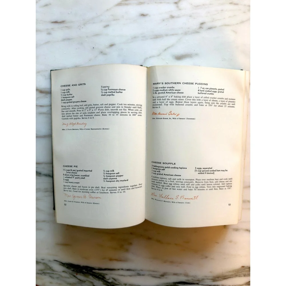 1970 Congressional Club Cookbook 8th Edition Washington DC Vintage Recipes